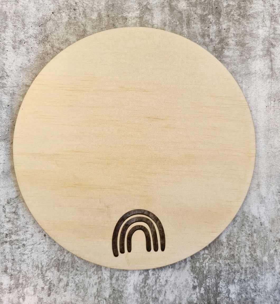 Birth Annoucenment Plaque - Circle