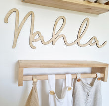 Load image into Gallery viewer, Wooden Name Plaque
