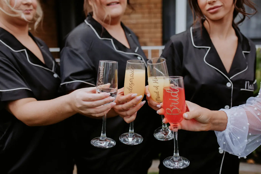 Bridal Champagne Glassware