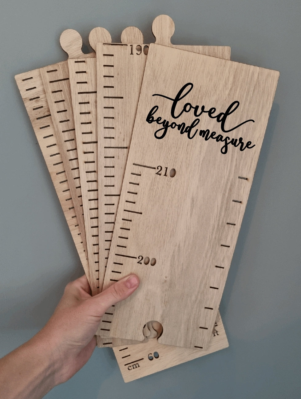 Wooden Height Chart