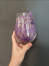 Load image into Gallery viewer, Custom Wine Glass
